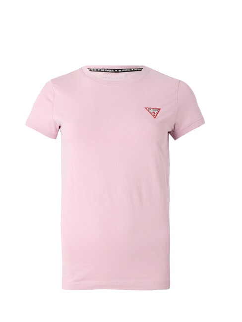 MINI TRIANGLE Camiseta slim fit crema lila - camiseta