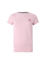 GUESS MINI TRIANGLE Camiseta slim fit crema lila - camiseta - 4