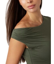 GUESS SS DOLMAN OFF MIRAYA  Camiseta de un solo hombro planta verde - camiseta - 3