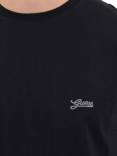 BASIC PIMA Camiseta de algodón elástico jetbla - camiseta