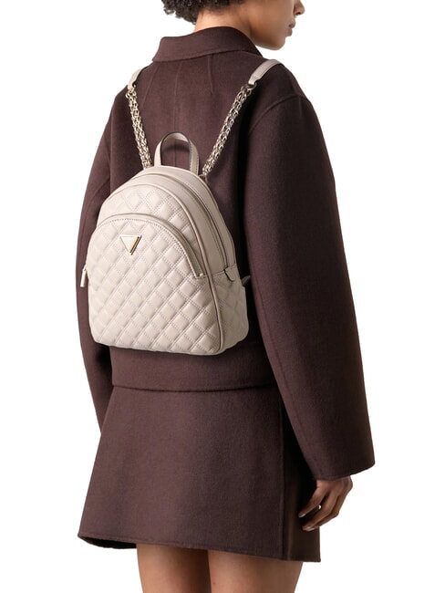 GIULLY Mochila acolchada con 2 compartimentos beige claro - Bolsos Mujer