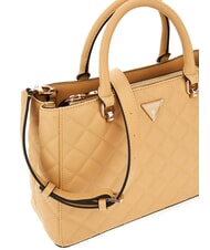 GUESS ECO CARLY  Bolso de mano, con bandolera BEIGE - Bolsos Mujer - 3