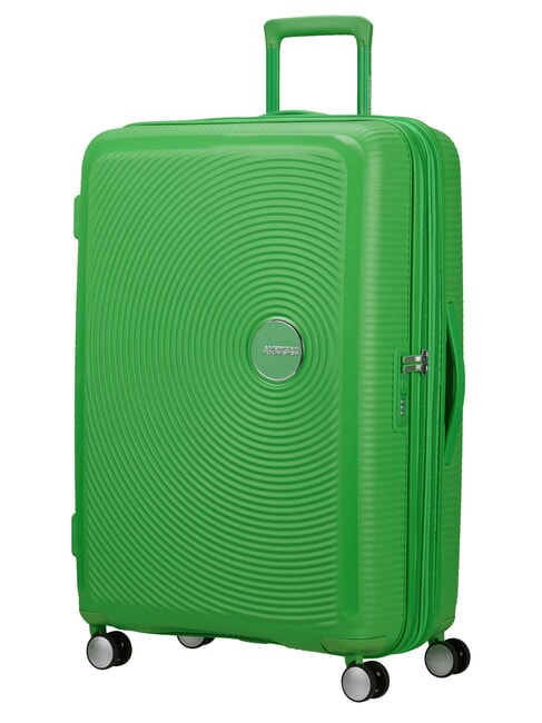 Maletas SOUNDBOX, medida grande, expandible verde hierba - Trolley Rígidos