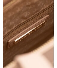 ROCCOBAROCCO GRACE Bolso bandolera con tachuelas beige - Bolsos Mujer - 4