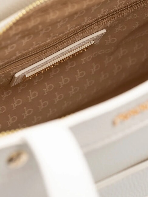 GRACE Bolso bandolera con tachuelas Blanco - Bolsos Mujer