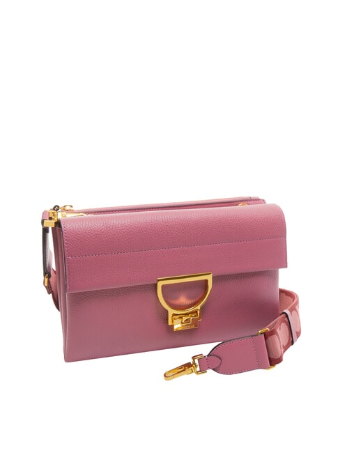 ARLETTIS SIGNATURE Bolso de piel con bandolera rosa pulpa - Bolsos Mujer