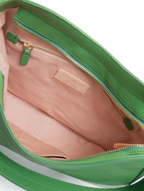 ALPHA  Bolso bandolera, en piel. menta - Bolsos Mujer