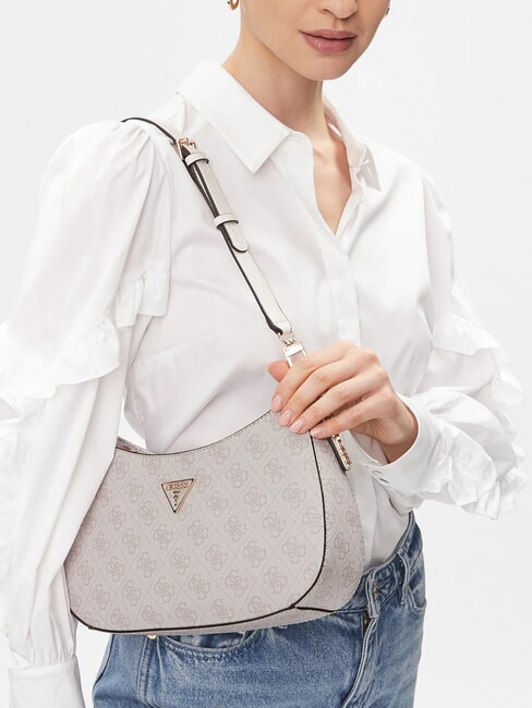 NOELLE bolso de hombro con cremallera en la parte superior donde logotipo - Bolsos Mujer