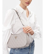 GUESS NOELLE bolso de hombro con cremallera en la parte superior donde logotipo - Bolsos Mujer - 3