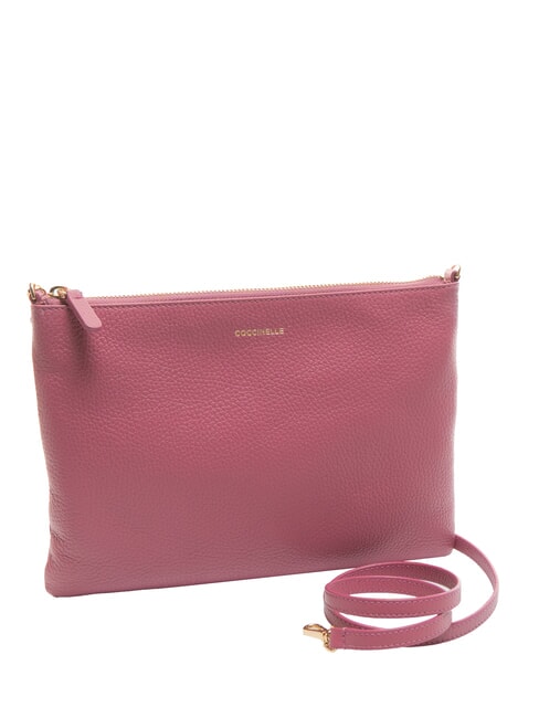 BEST CROSSBODY Minibolso de piel rosa pulpa - Bolsos Mujer