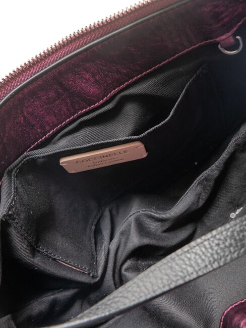 PRISCILLA PEPIT Bolso pequeño de piel perlada rosa pulpa - Bolsos Mujer