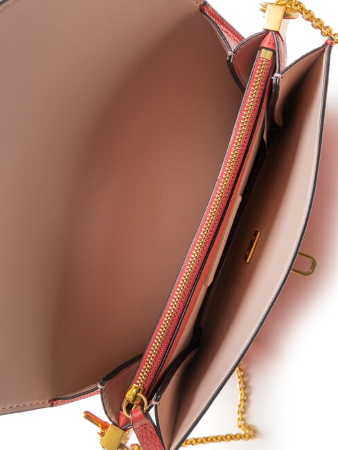 BEAT SOFT Bolso bandolera, en piel. arándanos - Bolsos Mujer