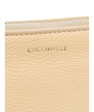 COCCINELLE ALIAS Bolso de mano de piel manteca - Bolsos Mujer - 3