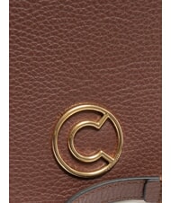 COCCINELLE LEILANI Bolso de mano de piel con bandolera algarroba - Bolsos Mujer - 5