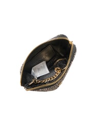 BORBONESE CLASSICA Estuche para monedas con llavero OP / NATURAL / NEGRO - Llaveros - 2