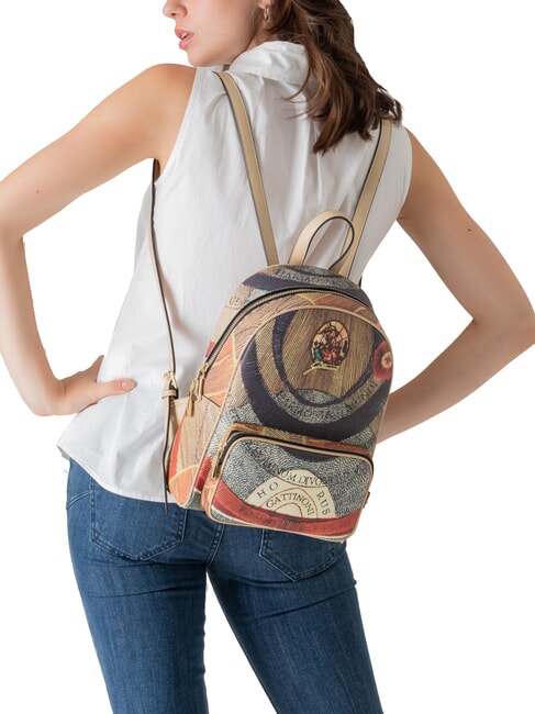PLANETARIUM Mochila mediana clásico/beige - Bolsos Mujer