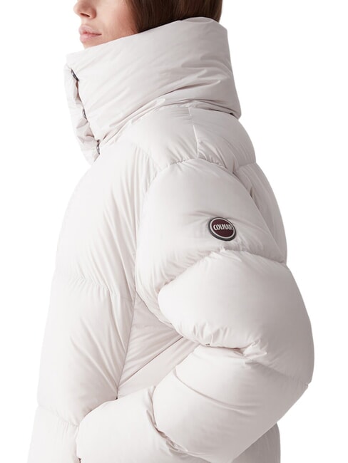 CAPTION Plumífero con cuello alto incienso - Chaquetas de plumas de mujer