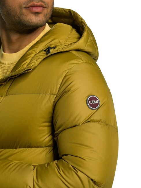 E CONCRETE Chaqueta de plumas con capucha regaliz - Chaquetas de plumas para hombre