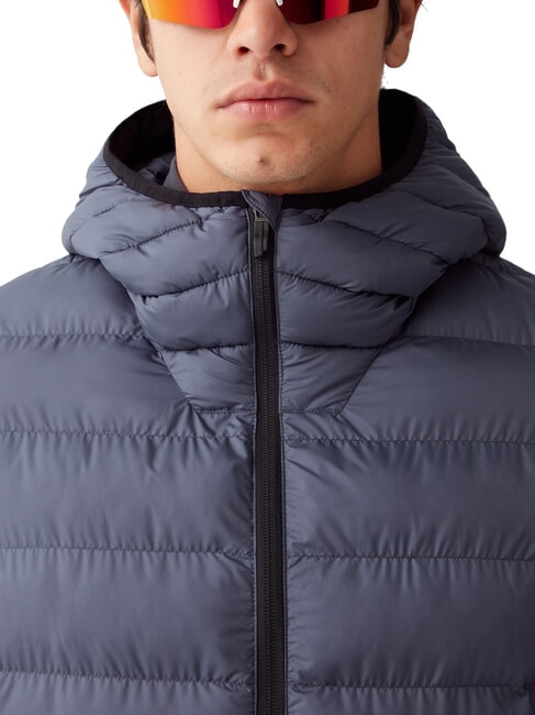 CAPTION Chaqueta con capucha de capa intermedia pizarra - Chaquetas de hombre