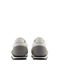 ARMANI EXCHANGE RIO Zapatillas bajas gris neutro + blanco roto - Zapatos Hombre - 3