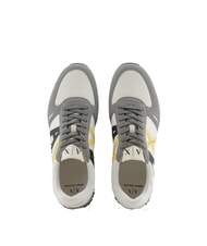 ARMANI EXCHANGE RIO Zapatillas bajas gris neutro + blanco roto - Zapatos Hombre - 4