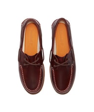 TIMBERLAND CLASSIC BOAT  Zapatos n&aacute;uticos de piel burdeos de grano entero - Zapatos Mujer - 5