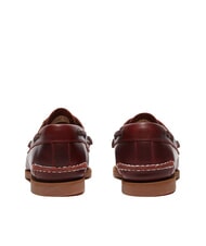 TIMBERLAND CLASSIC BOAT  Zapatos n&aacute;uticos de piel burdeos de grano entero - Zapatos Mujer - 4