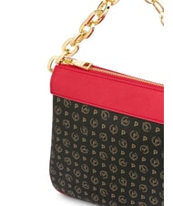 POLLINI HERITAGE CLASSIC Bolso de hombro con correa para el hombro laca negra - Bolsos Mujer - 4