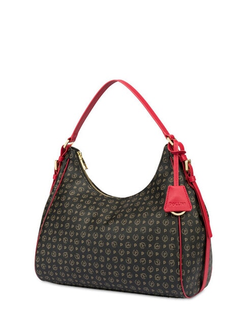 HERITAGE  Bolso de hombro laca negra - Bolsos Mujer
