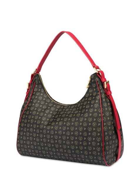 HERITAGE  Bolso de hombro laca negra - Bolsos Mujer