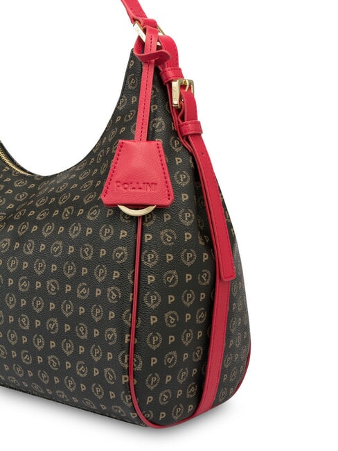 HERITAGE  Bolso de hombro laca negra - Bolsos Mujer