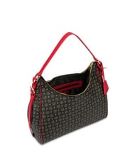 POLLINI HERITAGE  Bolso de hombro laca negra - Bolsos Mujer - 5