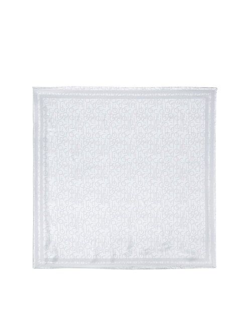 LOGO ALL OVER Bufanda estampada blanco - Bufandas