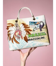 BRACCIALINI CARTOLINE Brazil Bolso de mano, con bandolera multi - Bolsos Mujer - 4