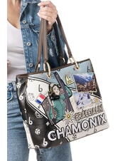 BRACCIALINI CARTOLINE Chamonix Bolso de hombro, con correa para el hombro multi - Bolsos Mujer - 5