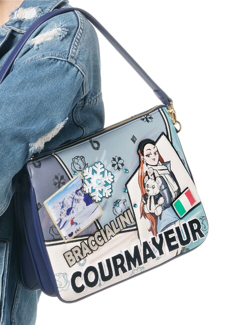 CARTOLINE Courmayeur Bolso de hombro, con correa para el hombro multi - Bolsos Mujer