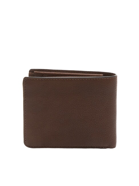 CRONUS  Cartera de cuero BROWN - Carteras Hombre