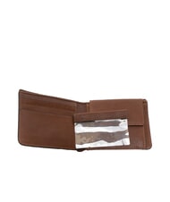 PIQUADRO CRONUS  Cartera de cuero BROWN - Carteras Hombre - 4