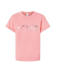 PINKO TORCETTI Camiseta estampada coral. soleado - camiseta - 3