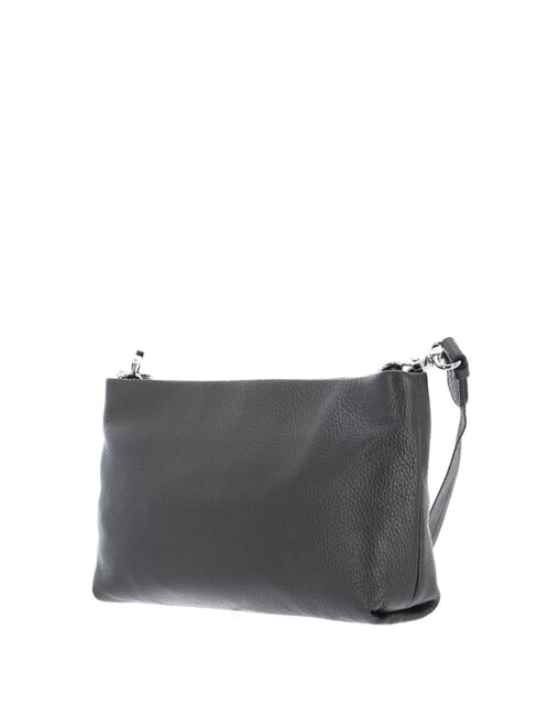 MELLOW LUX Bolso bandolera de piel grafito - Bolsos Mujer