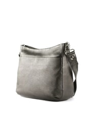 MANDARINA DUCK MELLOW LUX Bolso bandolera en piel texturizada grafito - Bolsos Mujer - 3