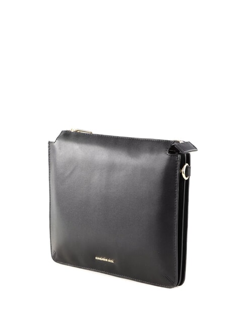 LUNA Bolso bandolera de piel NEGRO - Bolsos Mujer