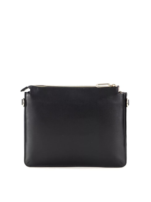 LUNA Bolso bandolera de piel NEGRO - Bolsos Mujer