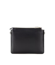 MANDARINA DUCK LUNA Bolso bandolera de piel NEGRO - Bolsos Mujer - 4