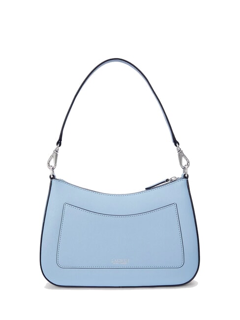 DANNI Bolso bandolera, con bandolera, en piel azul cielo - Bolsos Mujer