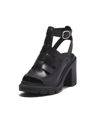 TIMBERLAND ALLINGTON Sandalia alta de pescador negro de grano completo - Zapatos Mujer - 4