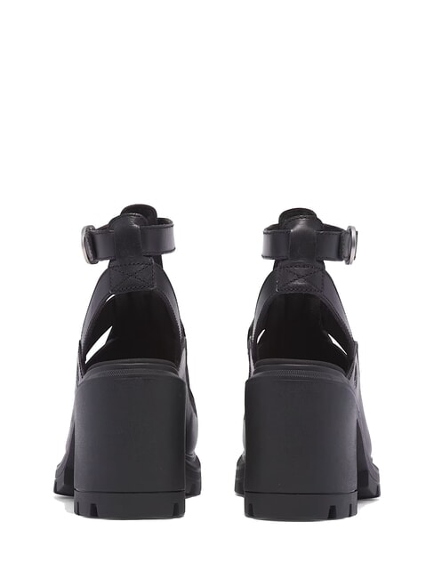 ALLINGTON Sandalia alta de pescador negro de grano completo - Zapatos Mujer