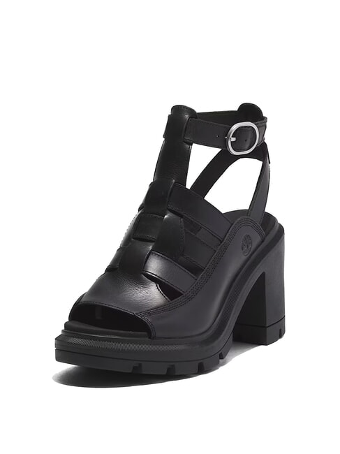 ALLINGTON Sandalia alta de pescador negro de grano completo - Zapatos Mujer