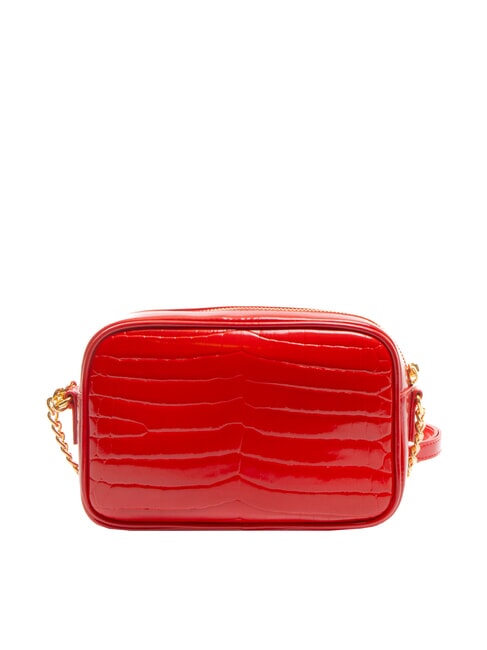 CROCO PRINTED Bolso de hombro para c&aacute;mara rojo - Bolsos Mujer