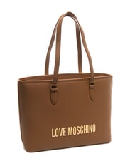 LOVE MOSCHINO BOLD LOVE Bolso shopping al hombro camello - Bolsos Mujer - 2